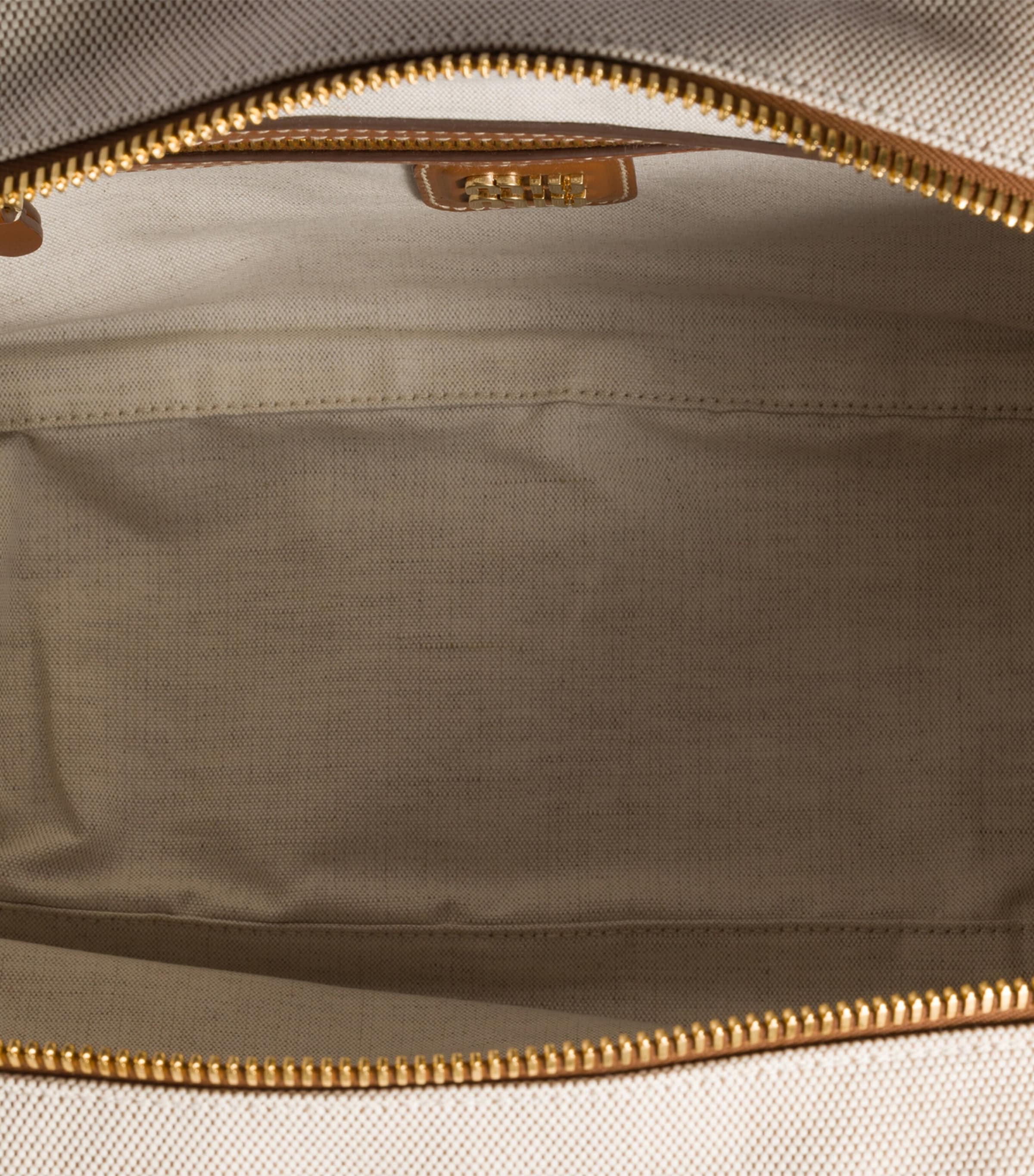 Miu Miu Beau top-handle bag in leather-canvas, UK version