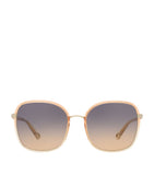 Chloé oversized square sunglasses with graduated tint (British brand)