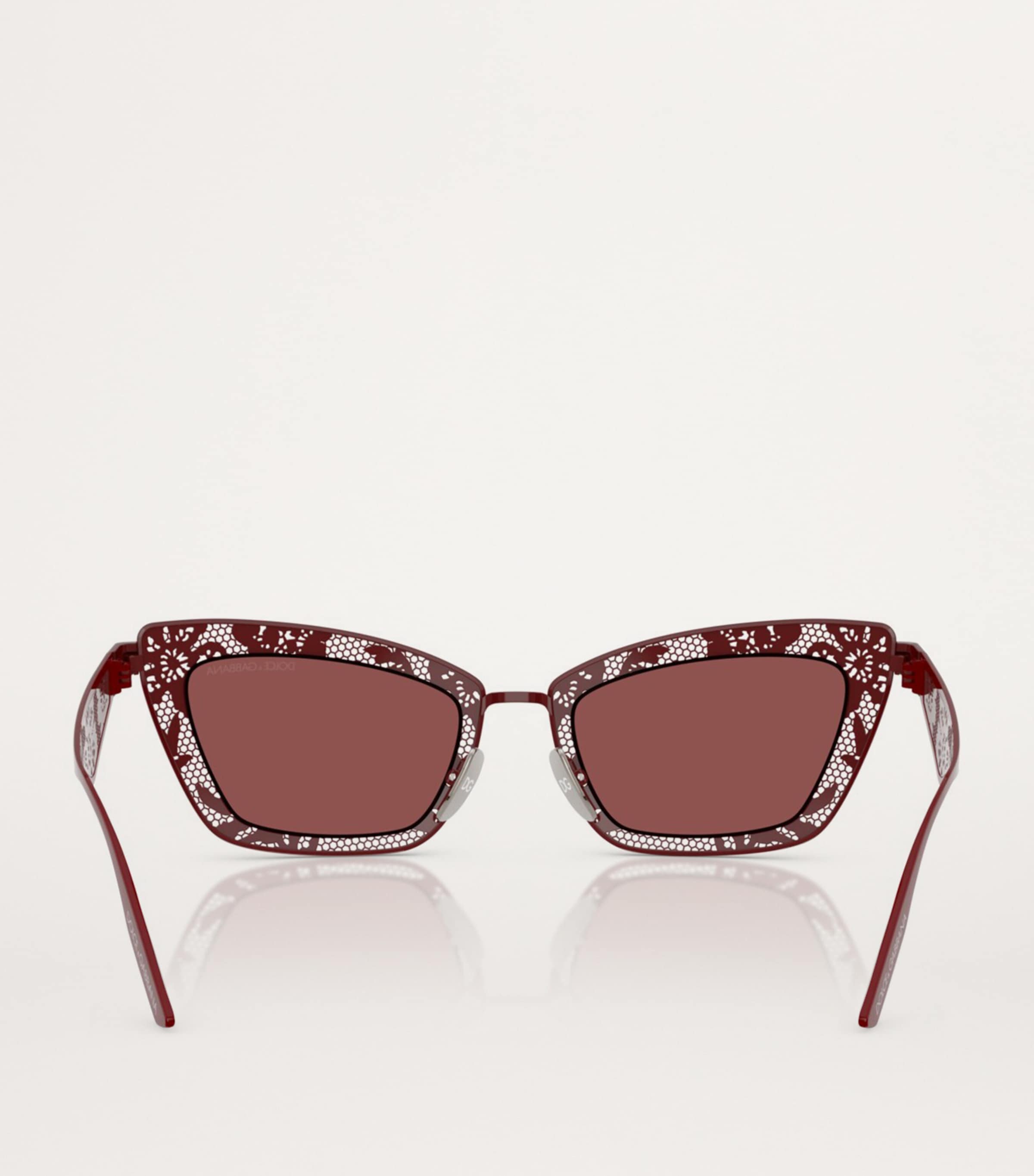 Dolce&Gabbana steel rectangular sunglasses, UK version