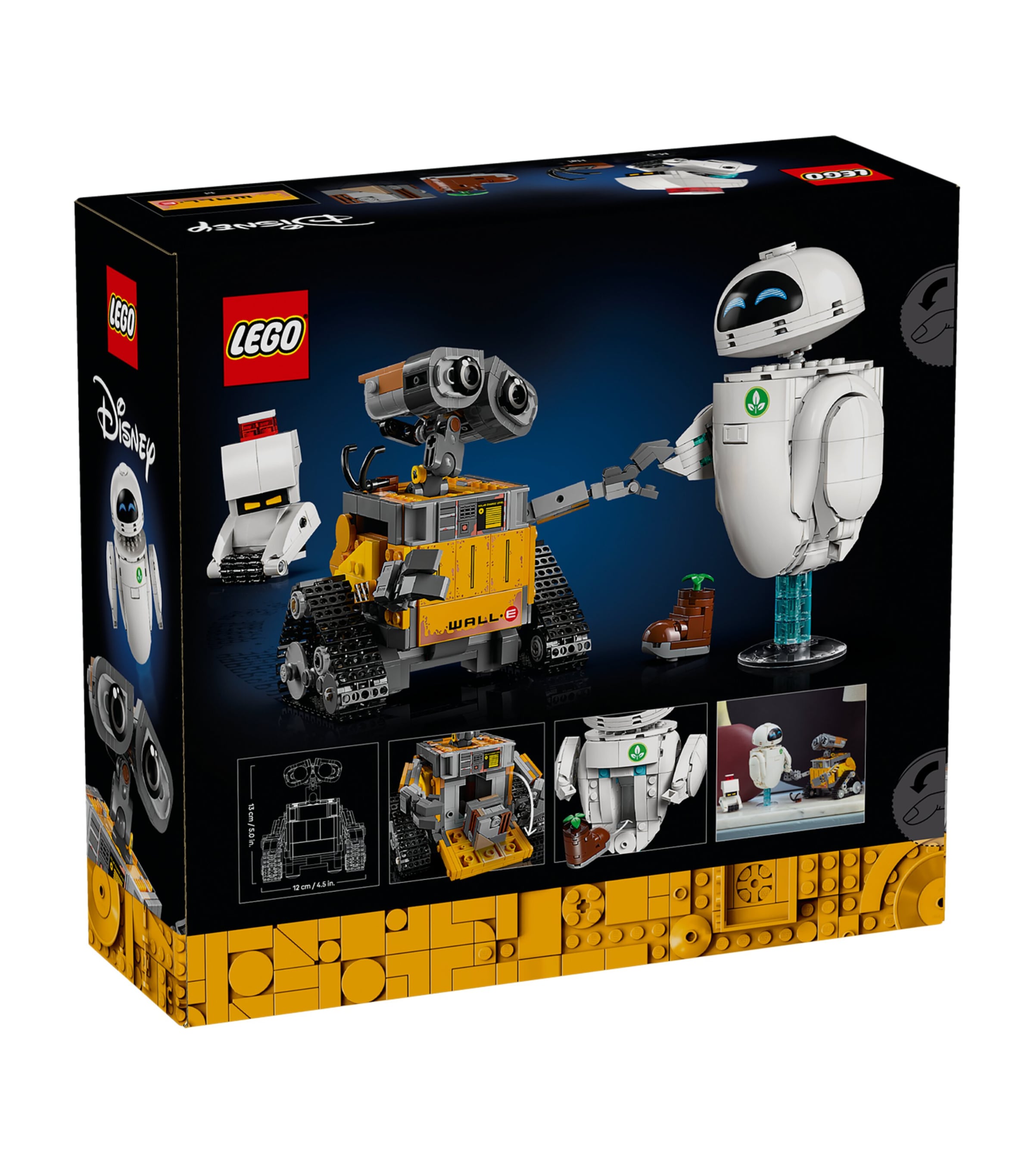 Lego Disney Pixar WALL-E and EVE building kit, UK version