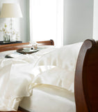 Gingerlily Silk Fitted Sheet Super King 180cm x 200cm - British product