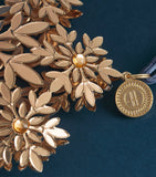 Harrods snowflake tree decoration polished metallic 11cm, imported from the UK