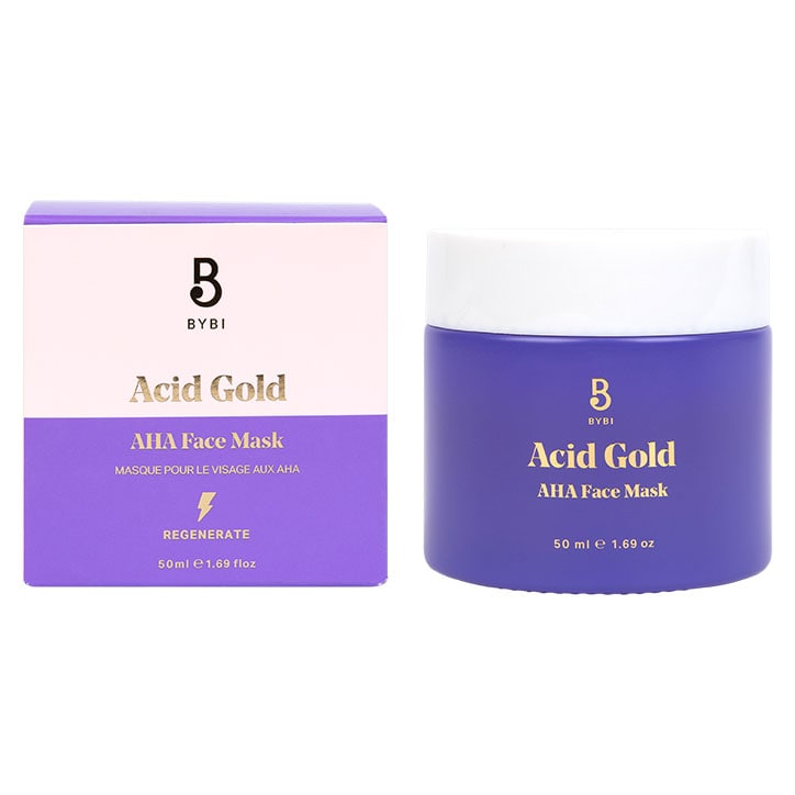 BYBI Acid Gold AHA Face Mask 50ml GOODS Holland&Barrett   