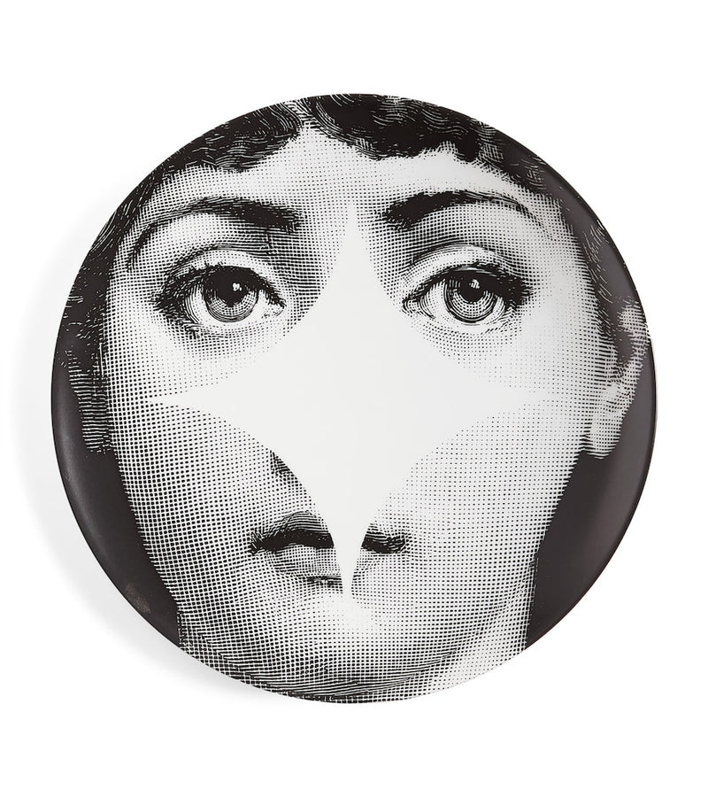 Fornasetti wall plate with opera singer design 26cm - British product
