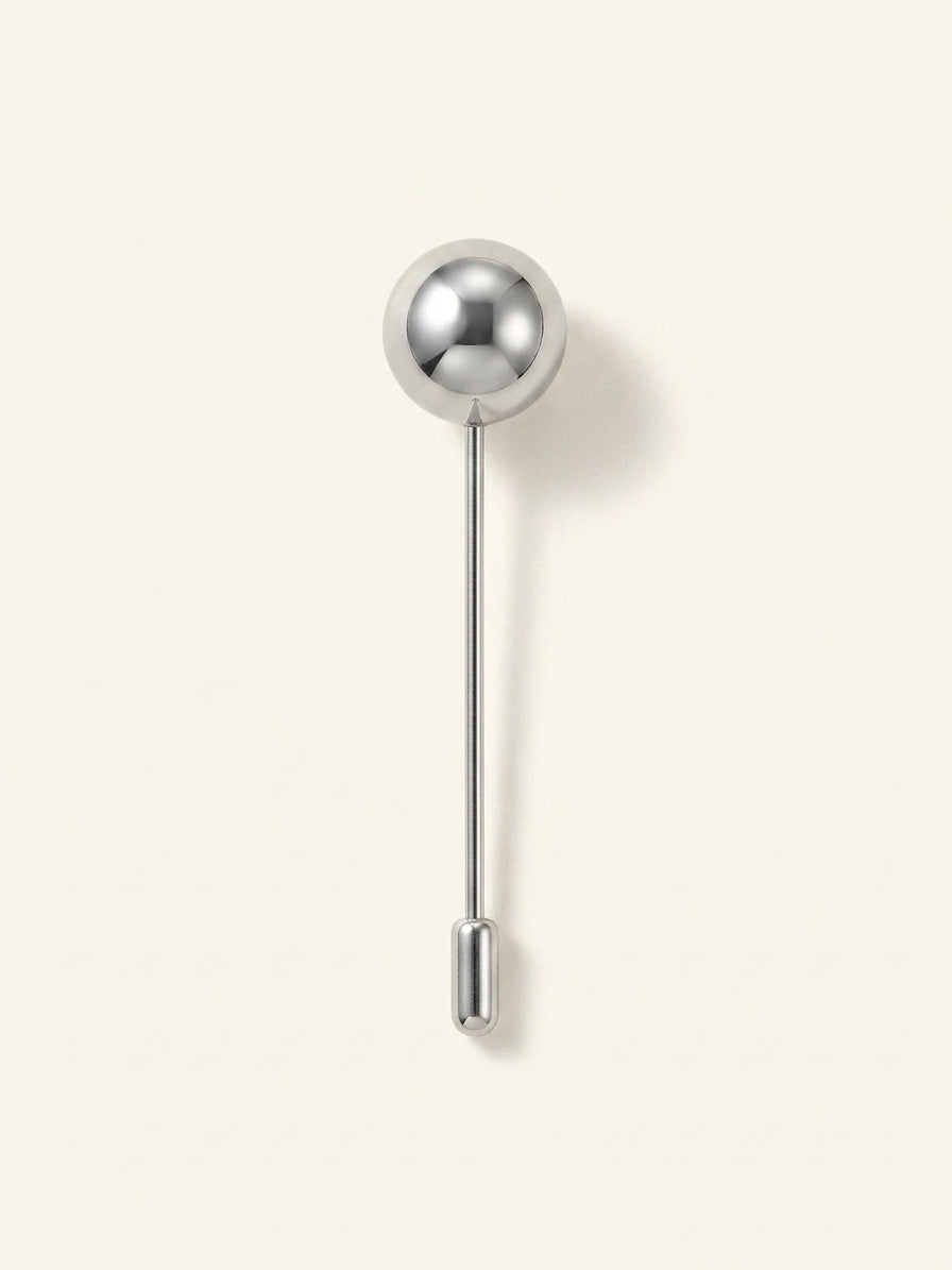 Cartier Panthère palladium-plated sterling silver tie pin (British brand)