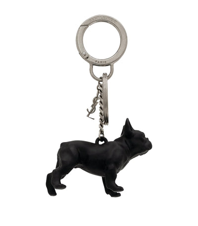 Harrods Miniatur-Bulldoggen-Schlüsselanhänger-Accessoire mit Plexiglas- und Messingdesign - Jetzt online bei McGrocer kaufen