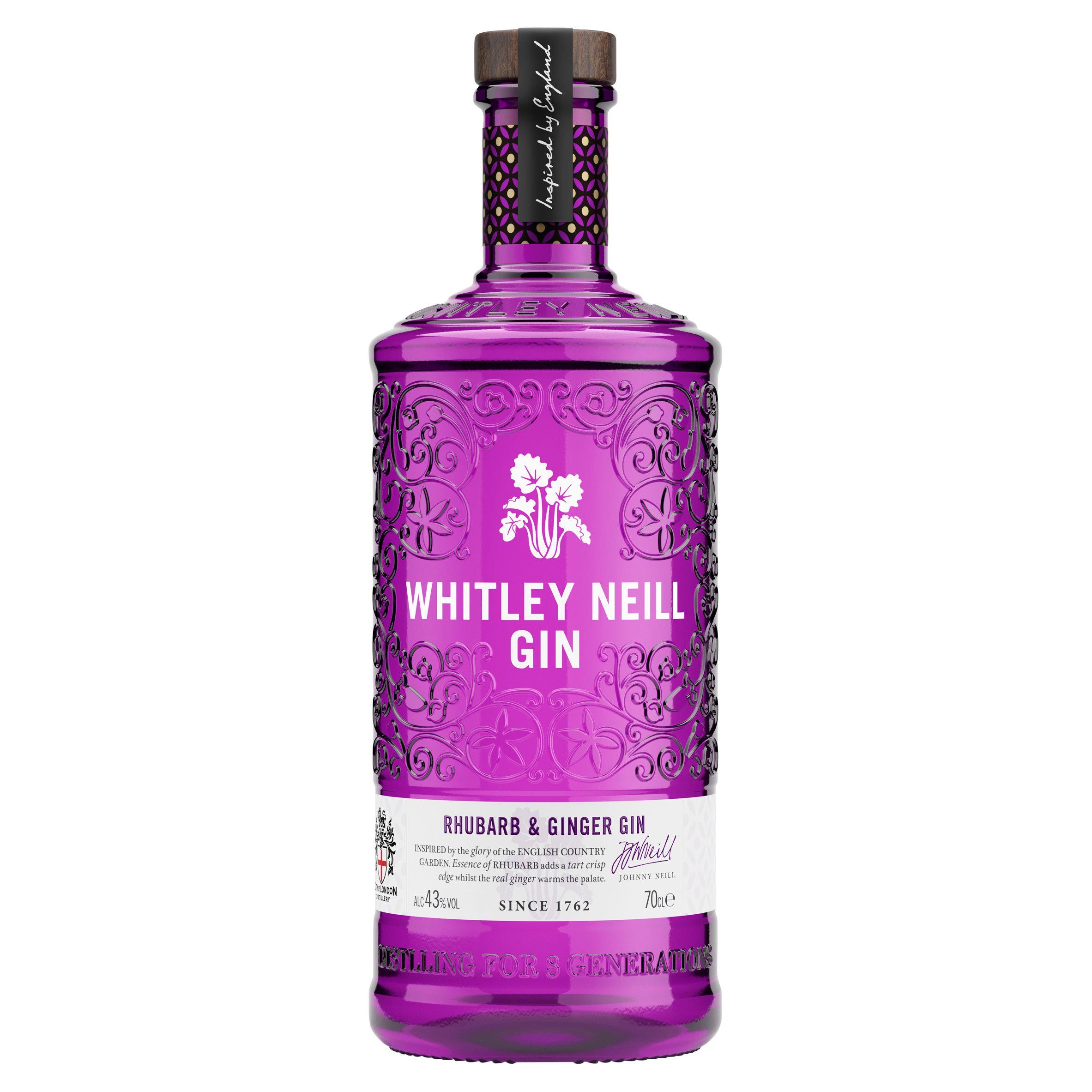 Whitley Neill Rhubarb & Ginger Gin 70cl GOODS Sainsburys   