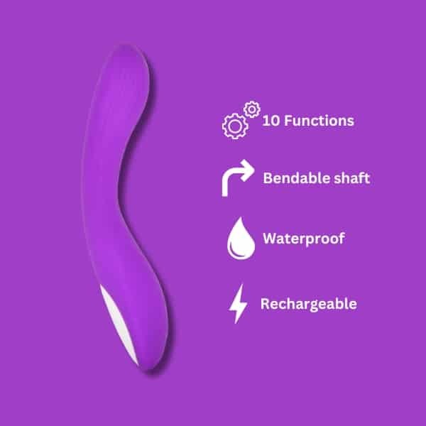 Loving Joy Flux Silicone G-Spot Vibrator, UK version