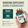 VitaBright Berberine HCL supplement 98% purity 90 capsules (British brand)