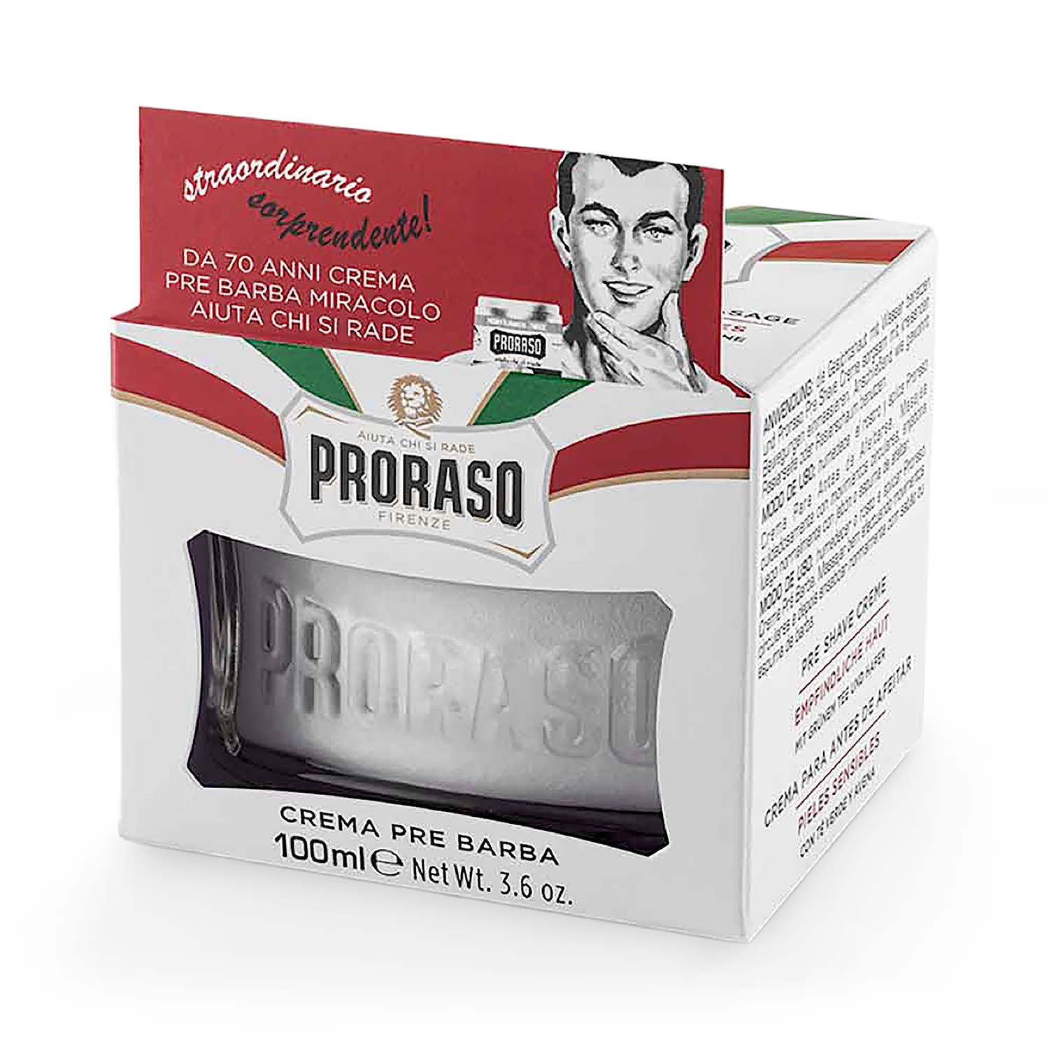 Proraso pre shave cream sensitive 100ml (British brand)