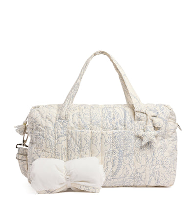 Harrods Bonpoint Organic Cotton Floral Changing Bag- Buy online at McGrocer