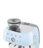 Smeg espresso coffee machine with grinder, UK version