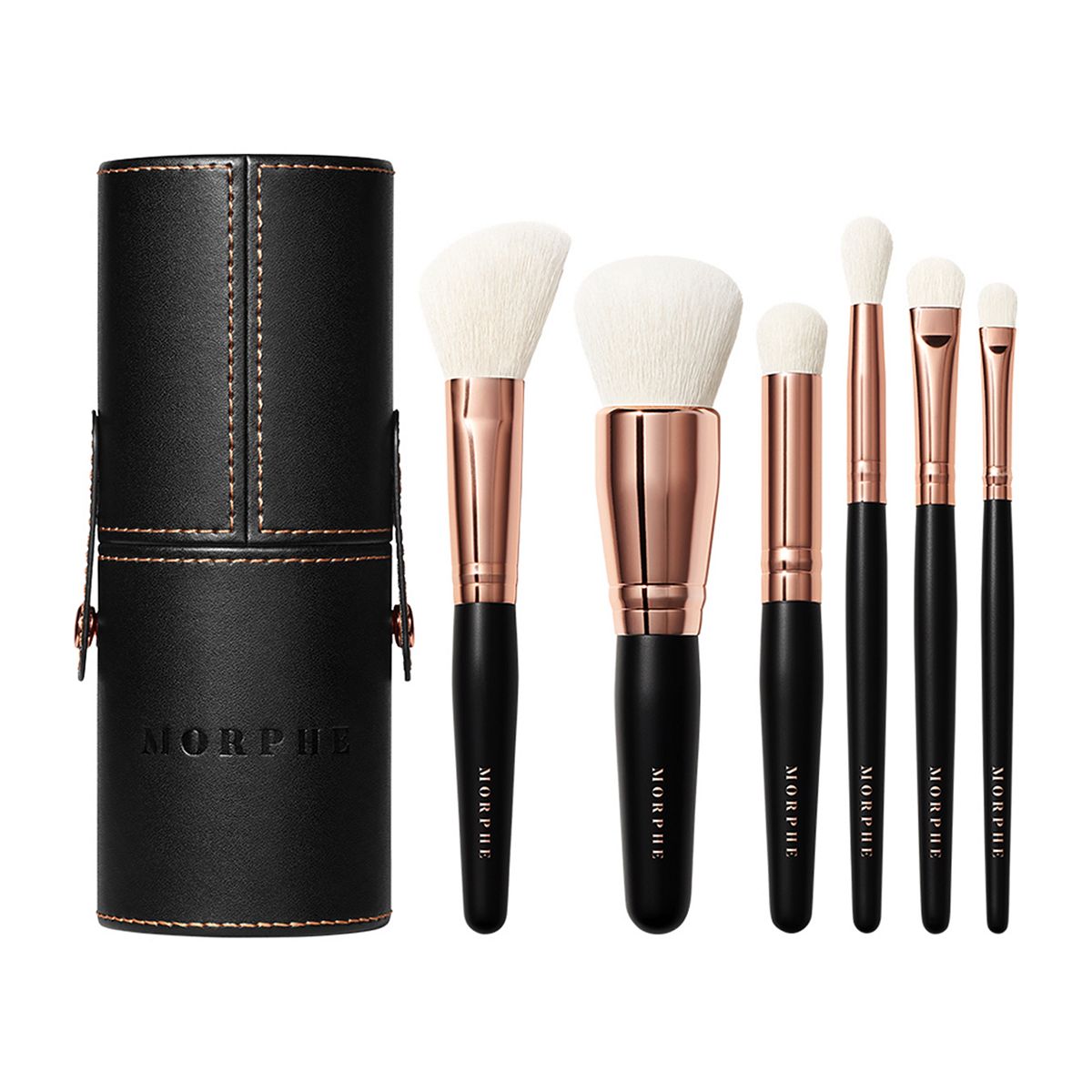 Morphe Rose Away 6 Piece Travel Brush Set GOODS Boots   