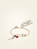 Prada enamel bracelet with metal charms (British brand)