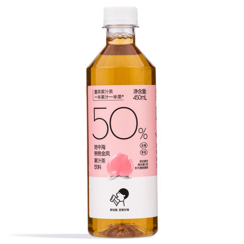 Heytea peach oolong tea drink (British brand)