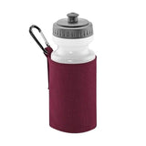 Quadra Water Bottle And Fabric Sleeve Holder (Pack of 2) GOODS Superdrug Burgundy  