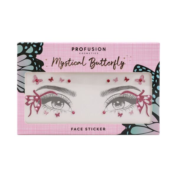 Profusion Cosmetics face stickers Mystical Butterfly - British product