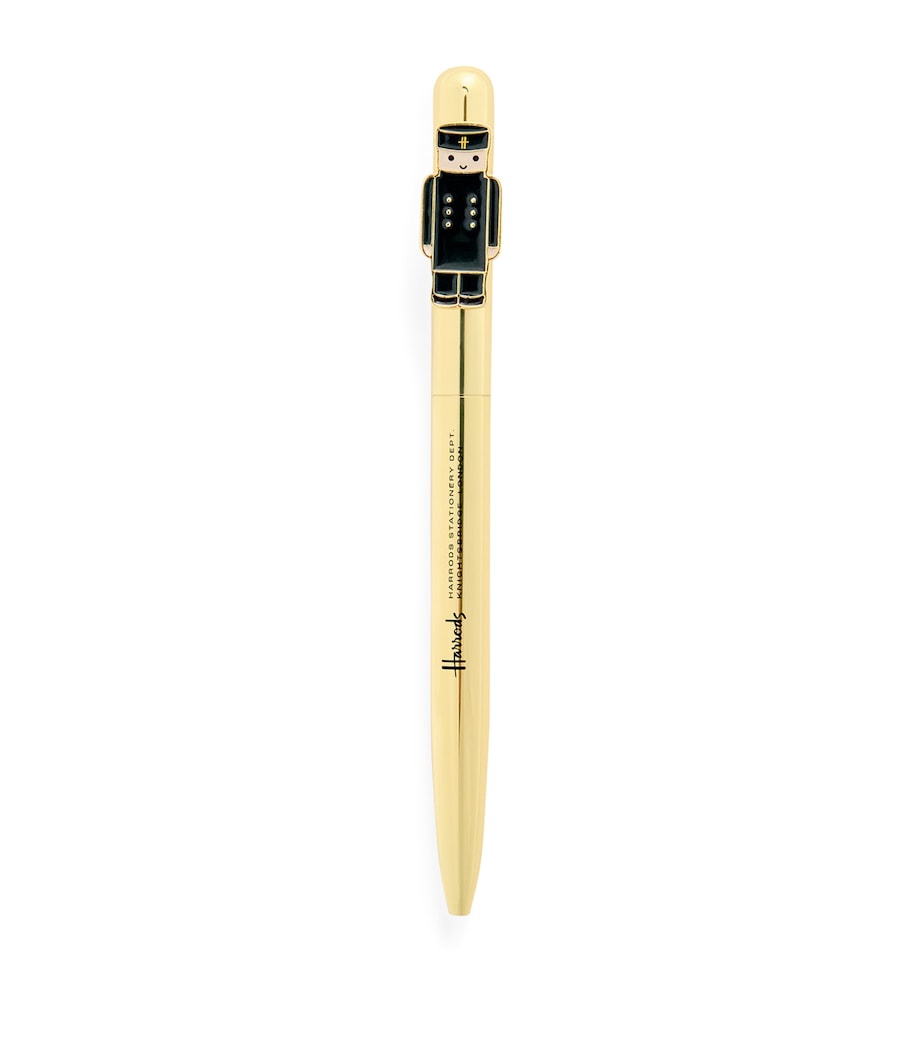 Harrods Green Man pen with gold-tone barrel - British product