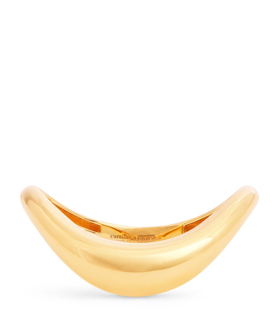 L'Atelier Nawbar yellow gold stackable ring - British product