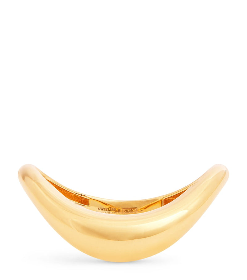 L'Atelier Nawbar yellow gold stackable ring - British product