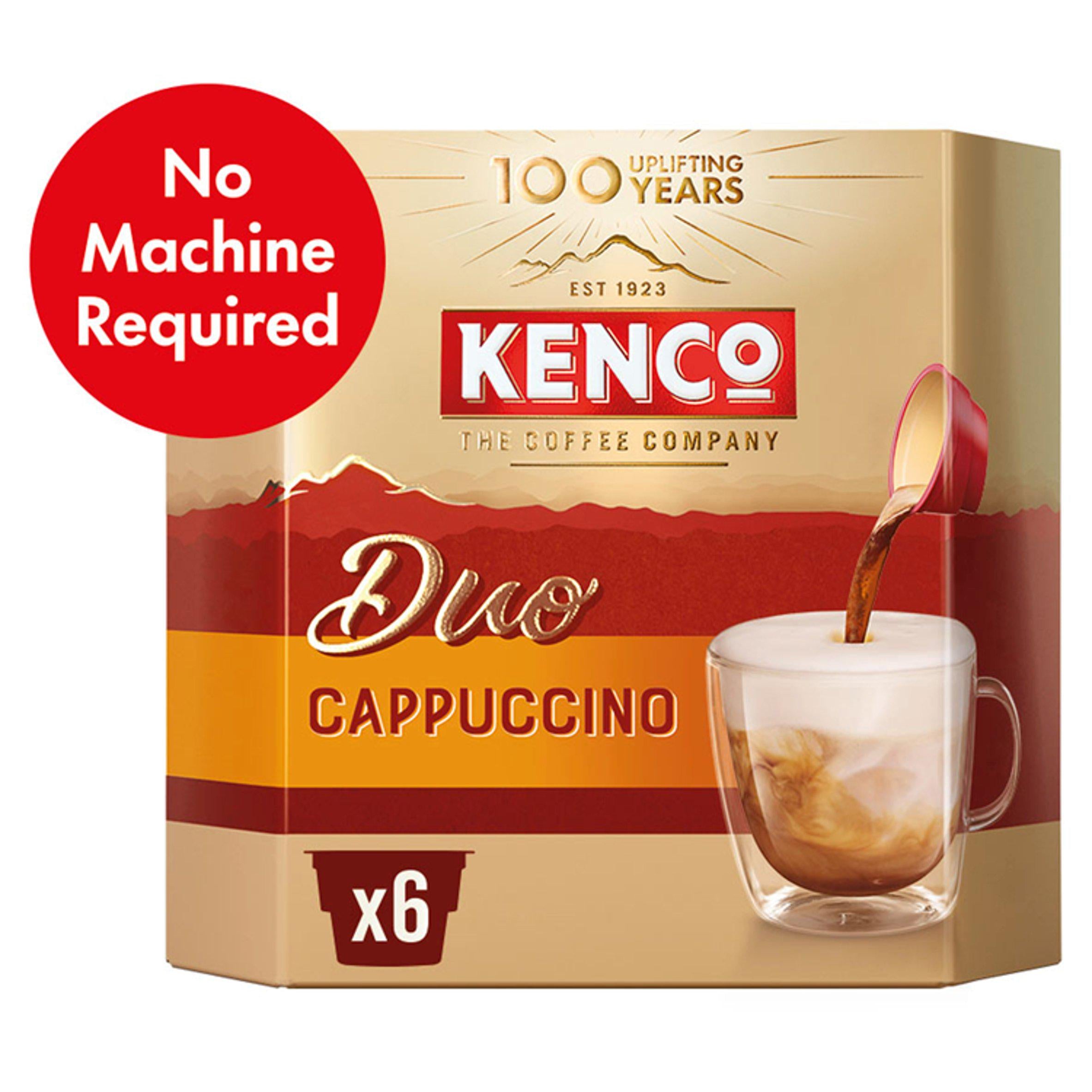 Kenco Duo Cappuccino Instant Coffee x6 All tea & coffee Sainsburys   