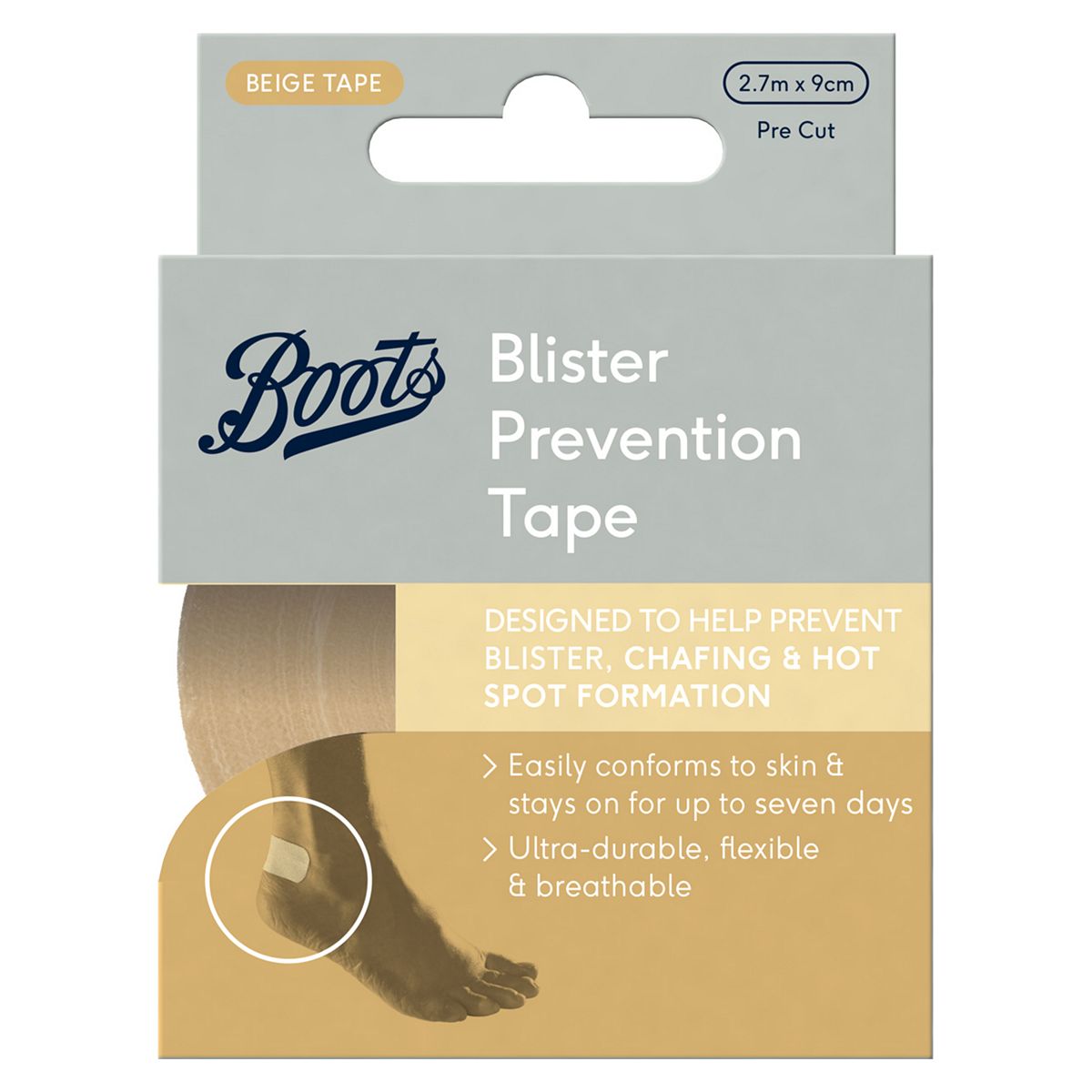 Boots Blister Prevention Tape 3m x 9cm - Beige GOODS Boots   