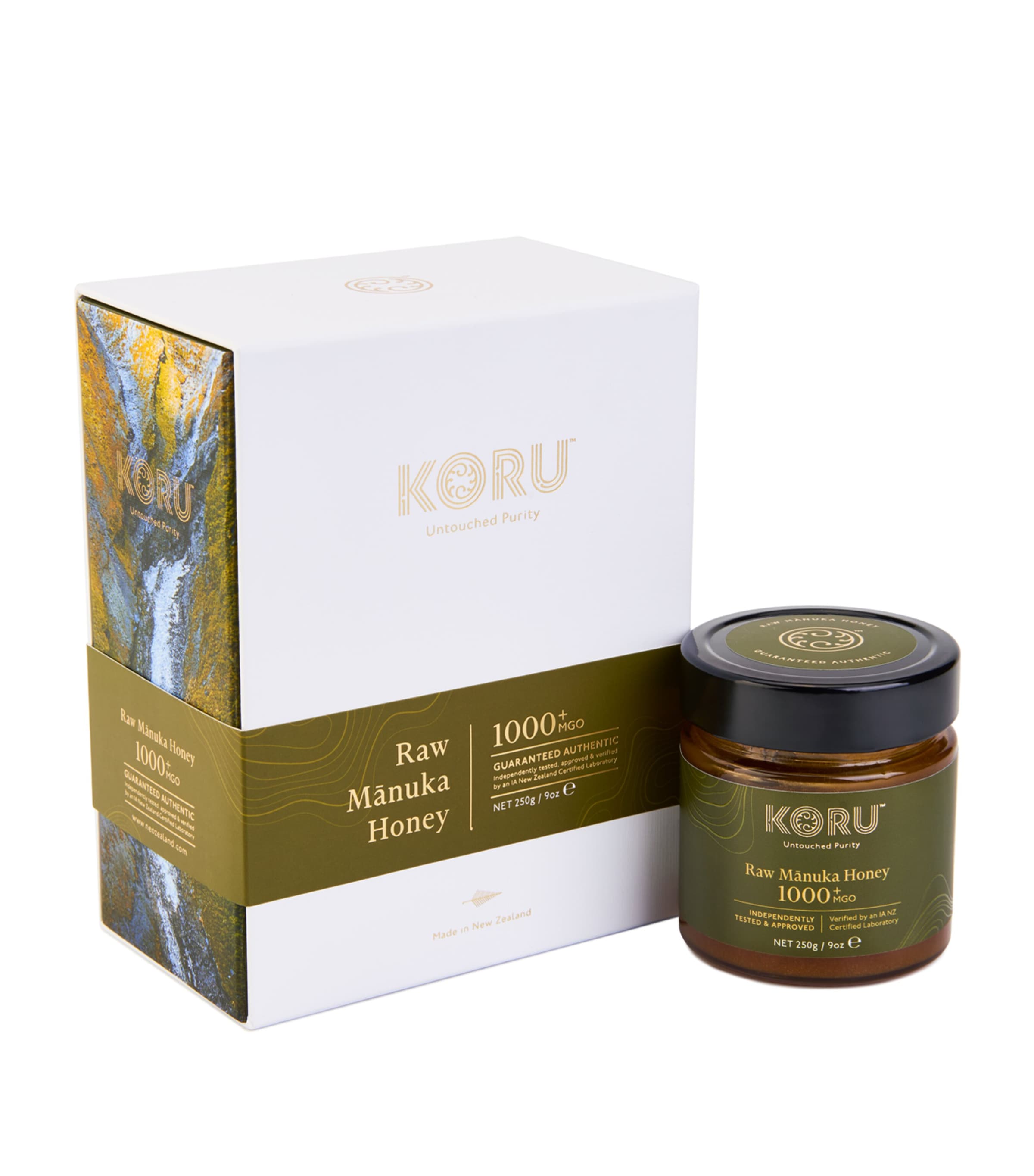 Koru 1000+ MGO Manuka-Honig 250g, UK-Version