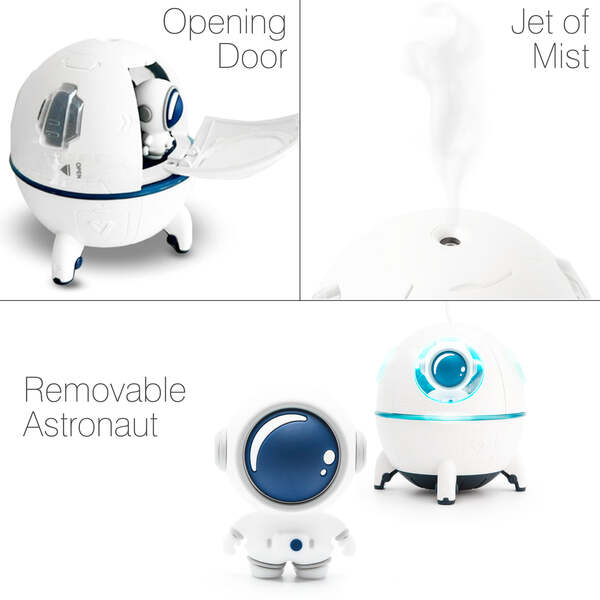 Rio spaceship oil diffuser humidifier night light (British brand)