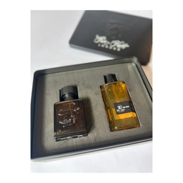 Rum Knuckles London gift set Eau de Toilette 100ml and Body Wash 150ml - British product