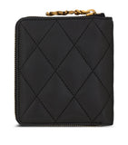 Saint Laurent quilted wallet with YSL monogram, UK version