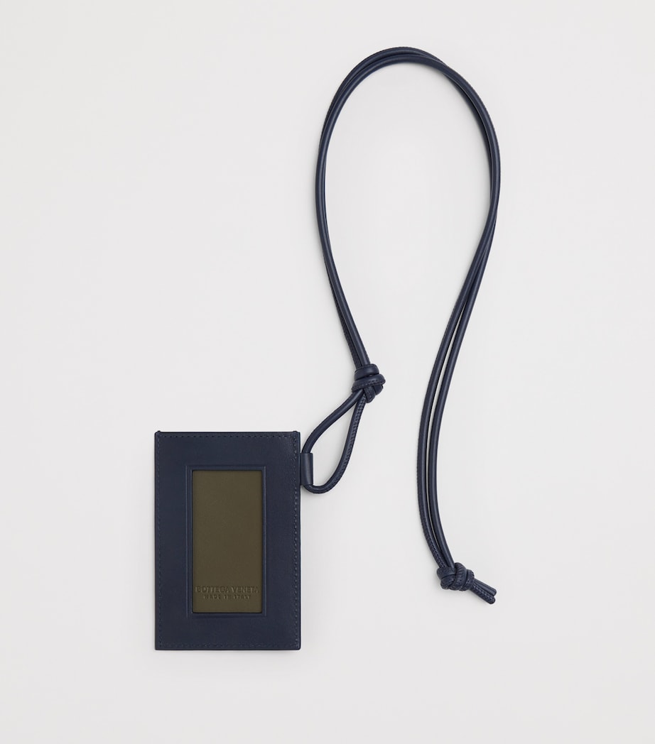Bottega Veneta leather Intrecciato badge holder - British product