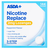 ASDA Nicotine Replace 2mg Lozenges Peppermint Flavour GOODS ASDA   