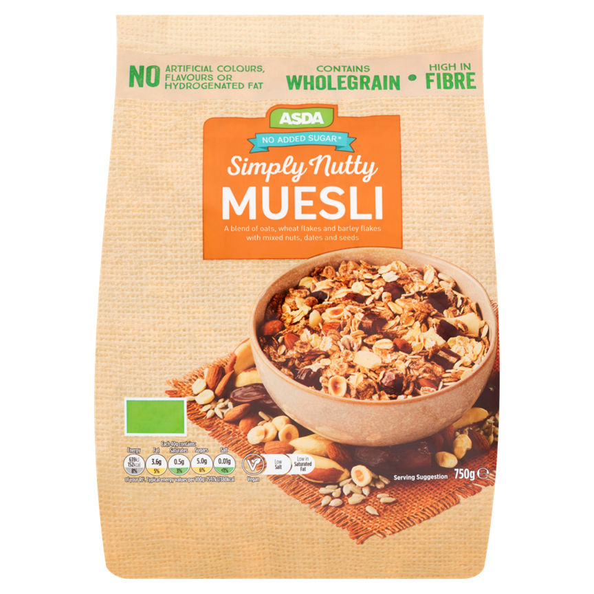 ASDA Simply Nutty Muesli 750g GOODS ASDA   