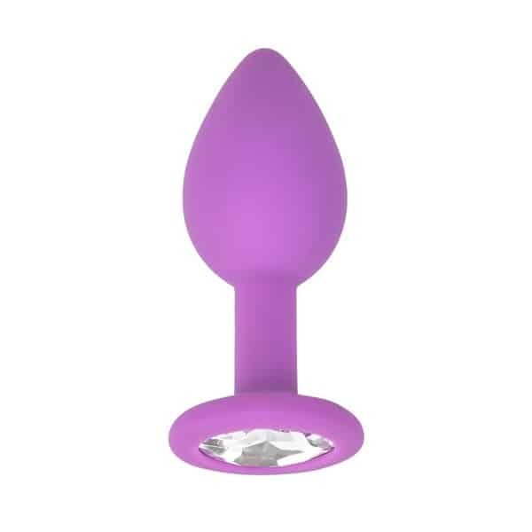 Loving Joy small purple silicone butt plug, imported from the UK