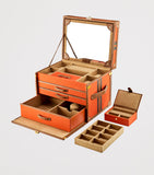 WOLF Canvas Ida Trunk Jewellery Box