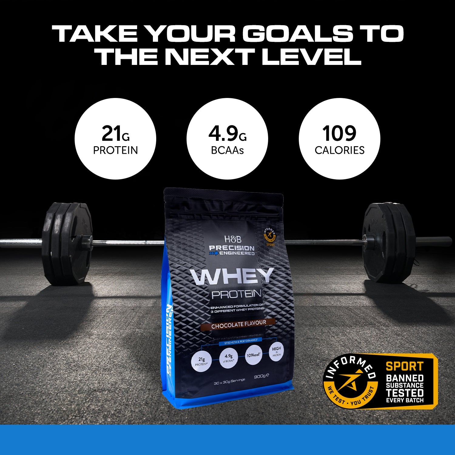 Whey Protein Strawberry Sachet 30g - 999348
