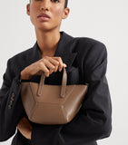 Brunello Cucinelli mini calfskin BC Duo tote bag, imported from the UK