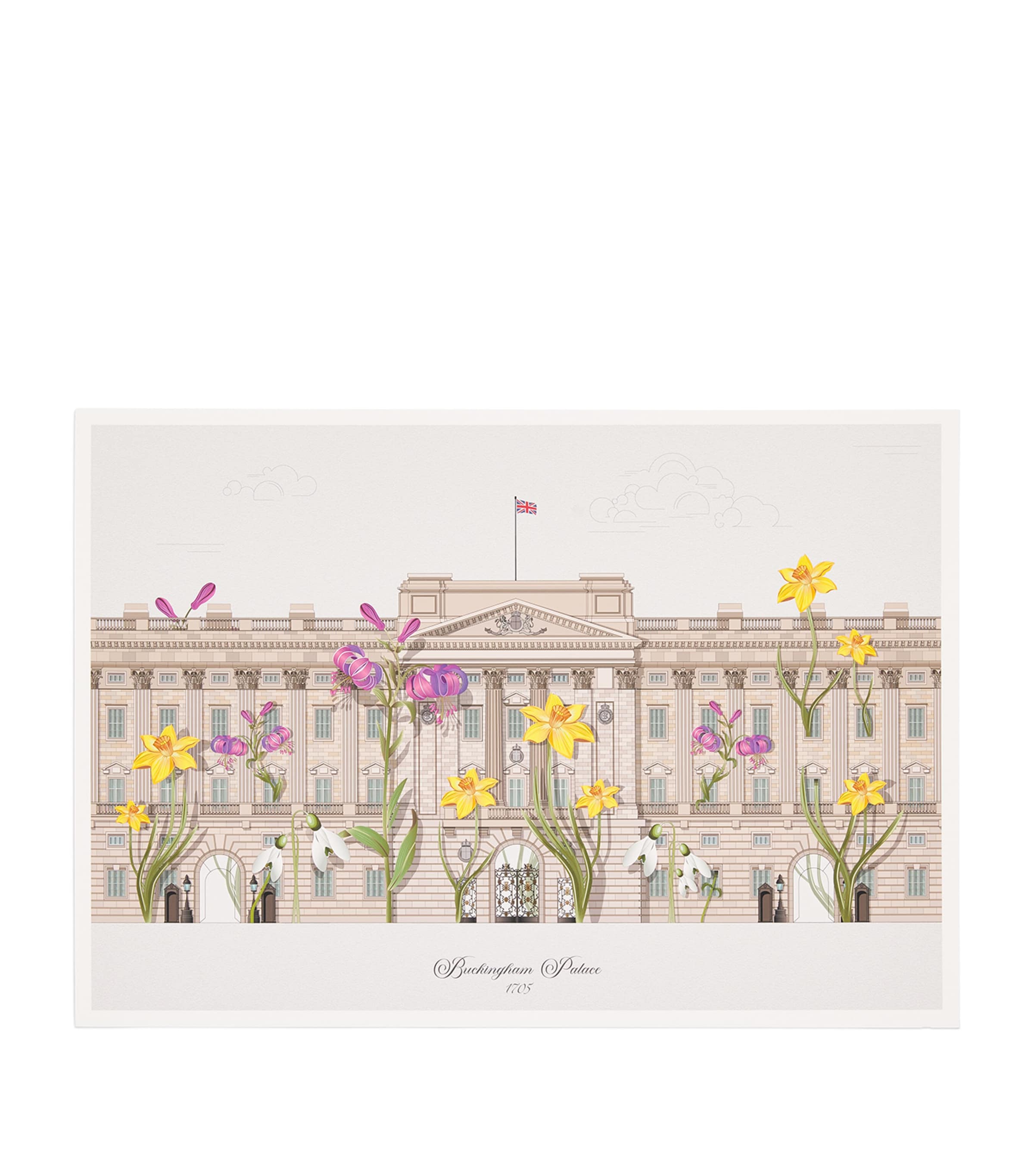 Konstantinos Chalaris Buckingham Palace print 42cm x 30cm, UK version