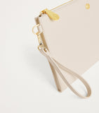 Harrods medium pebbled leather pouch - British product