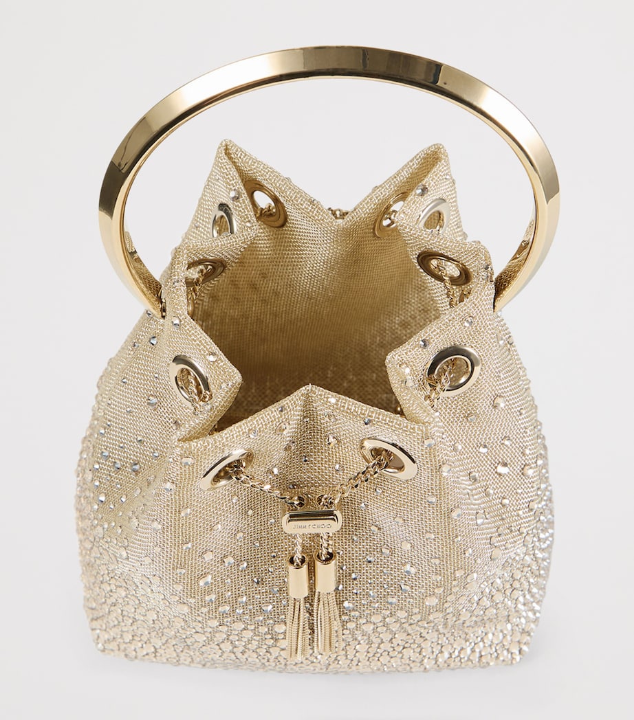 Jimmy Choo metallic mesh Bon Bon handbag, imported from the UK