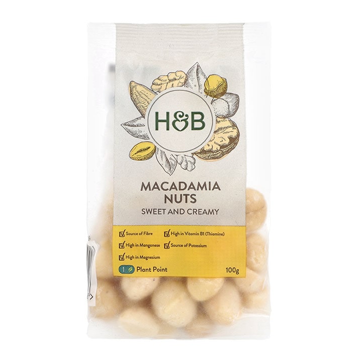 Holland & Barrett Macadamia Nuts 100g Macadamias Holland&Barrett   