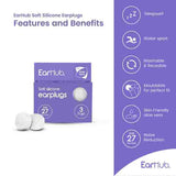 EarHub Soft Silicone Earplugs with Aloe Vera 3 Pair GOODS Superdrug   