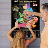 UK Football Stadium Scratch Map GOODS Superdrug   