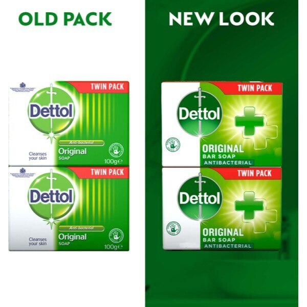 Dettol Original Antibacterial Hand Soap Bar 2 X 100g GOODS Superdrug   