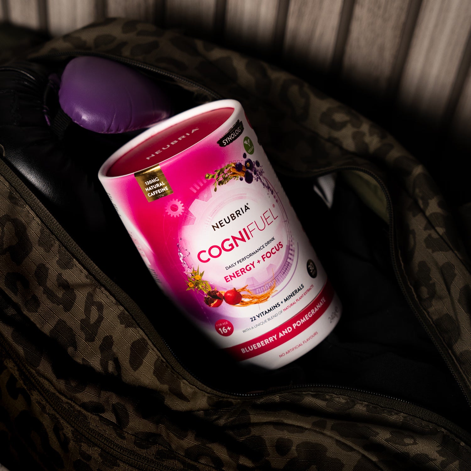 Neubria Cognifuel performance drink blueberry pomegranate 30 sachets, imported from the UK