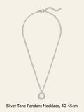 Vivienne Westwood Carmela platinum-plated necklace with cubic zirconia - British product