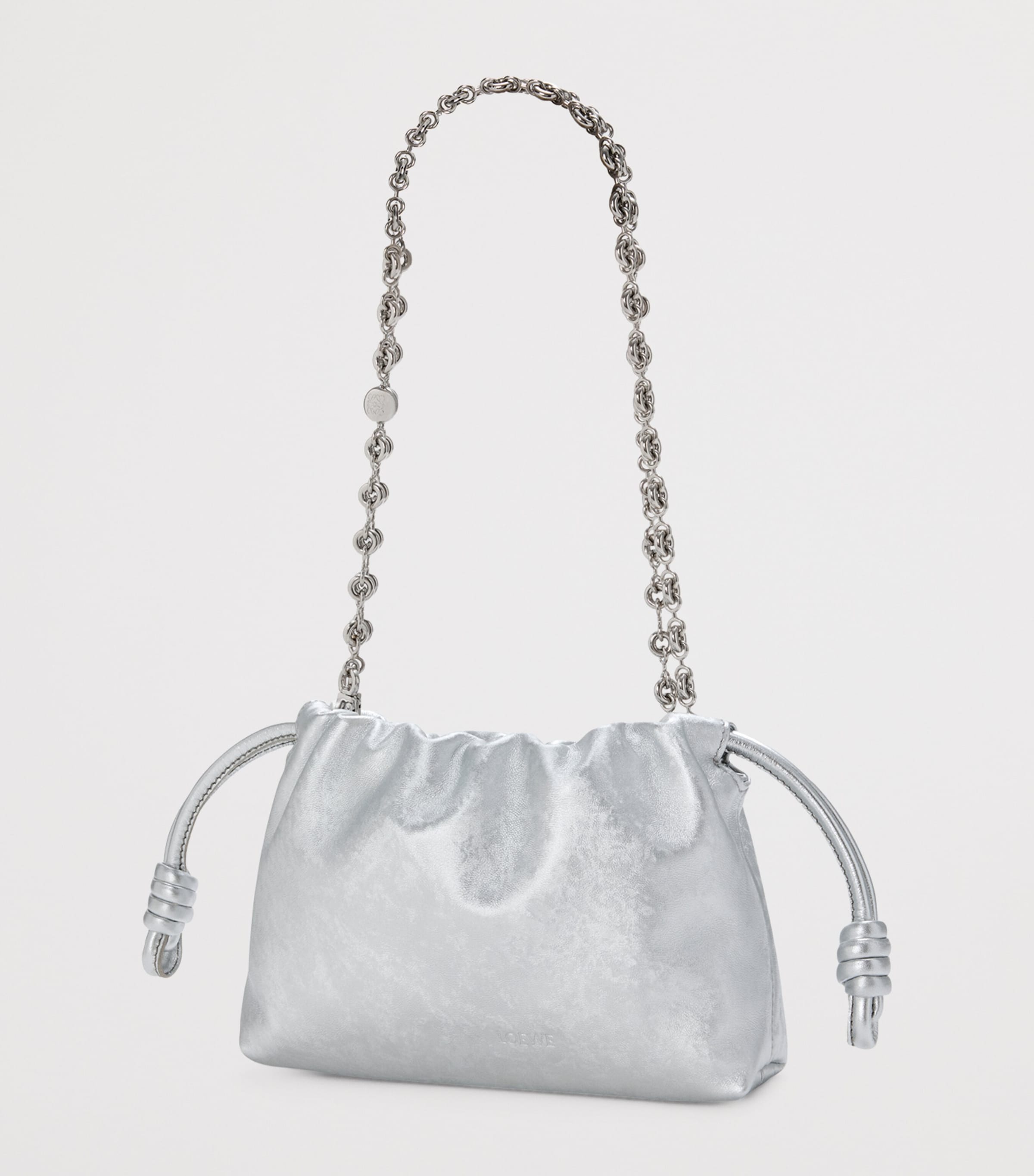 LOEWE Flamenco Mini leather clutch bag, imported from the UK