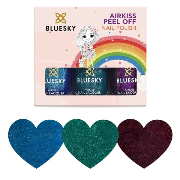 Bluesky Airkiss Speckled Eggs Collection Kids Nail Polish Set 3 x 5ml
