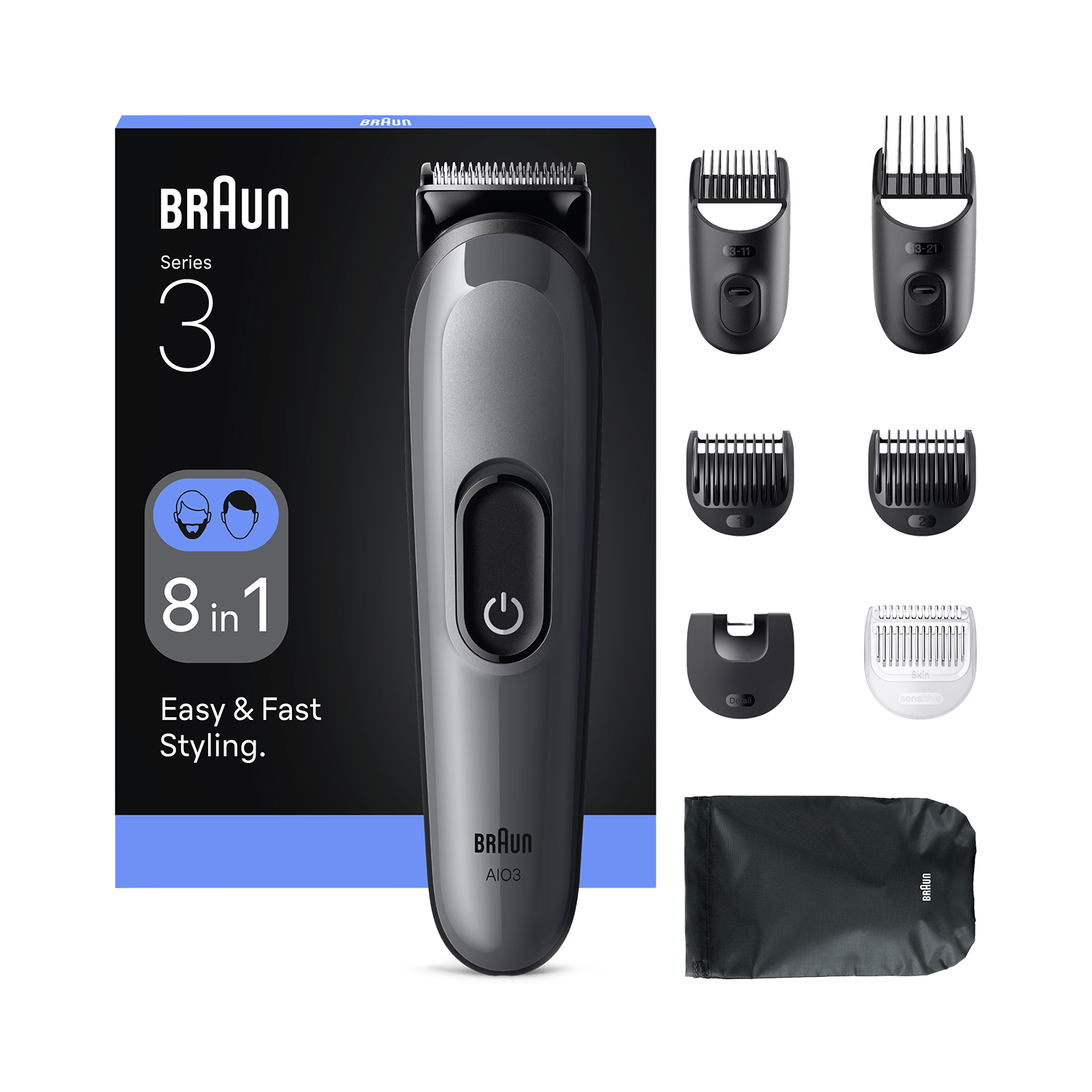 Braun grooming kit Series 3 8in1 - British product