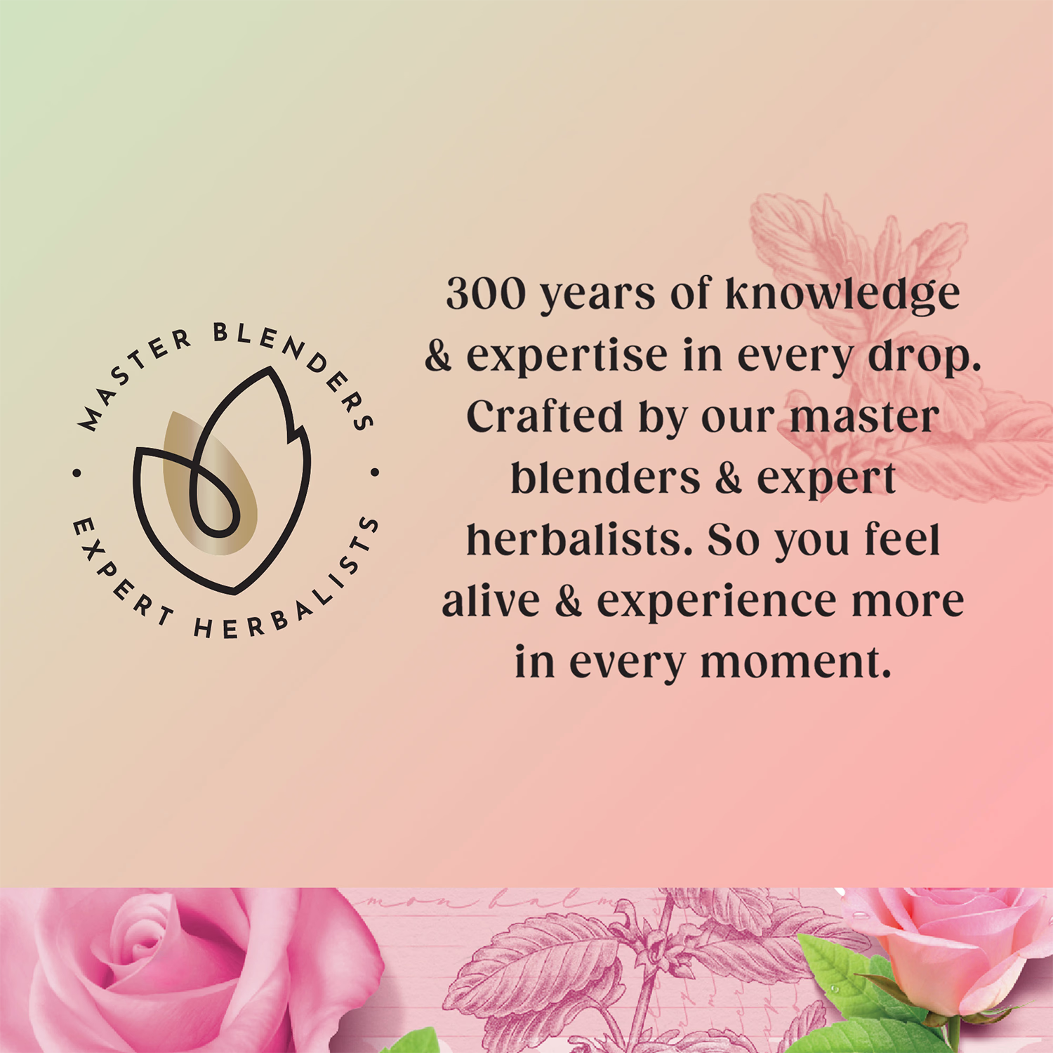 Hormone Balancing Herbal Tea with Rose Lemon Verbena and Vitamin B6 20 Teabags